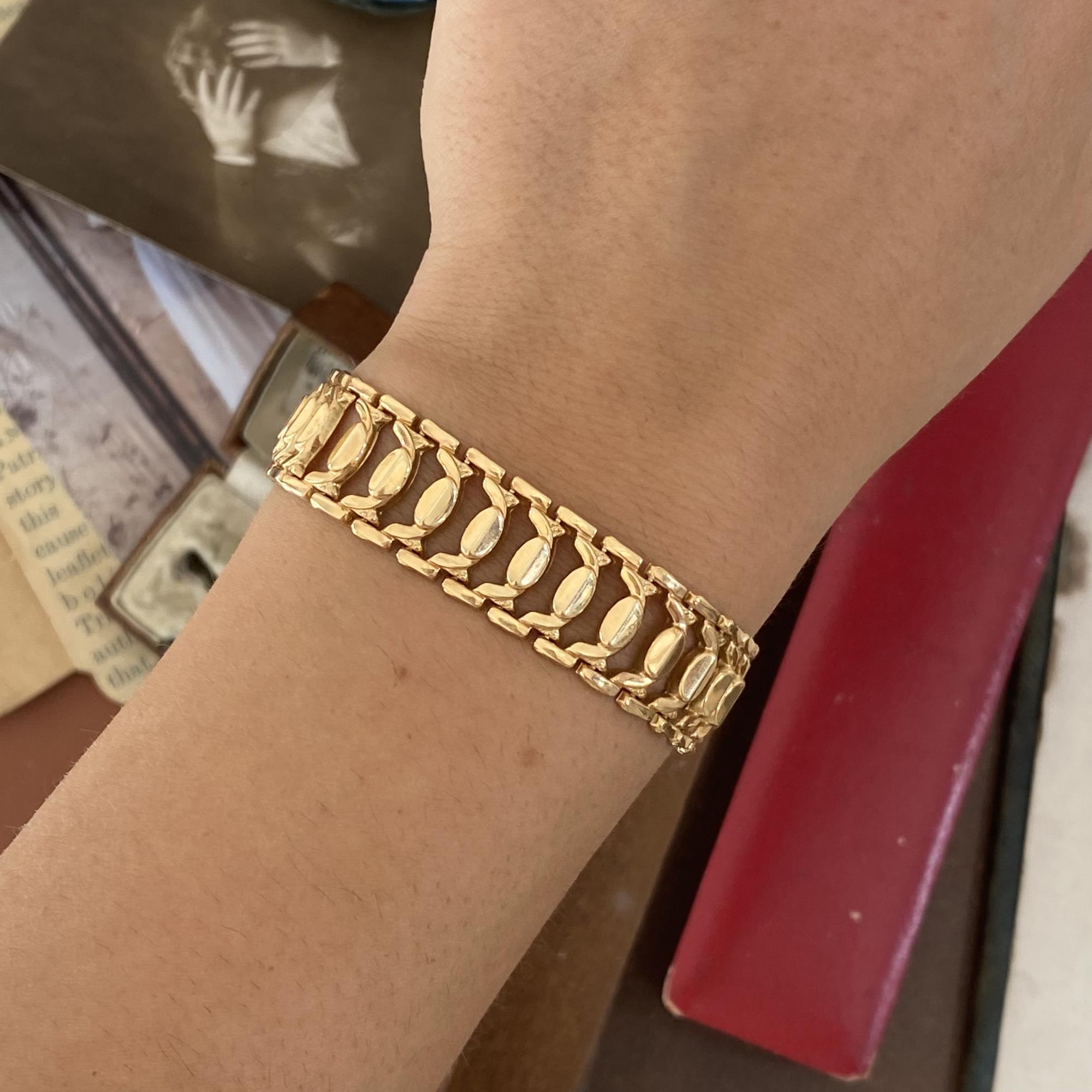 Bracciale Tank in oro 18kt