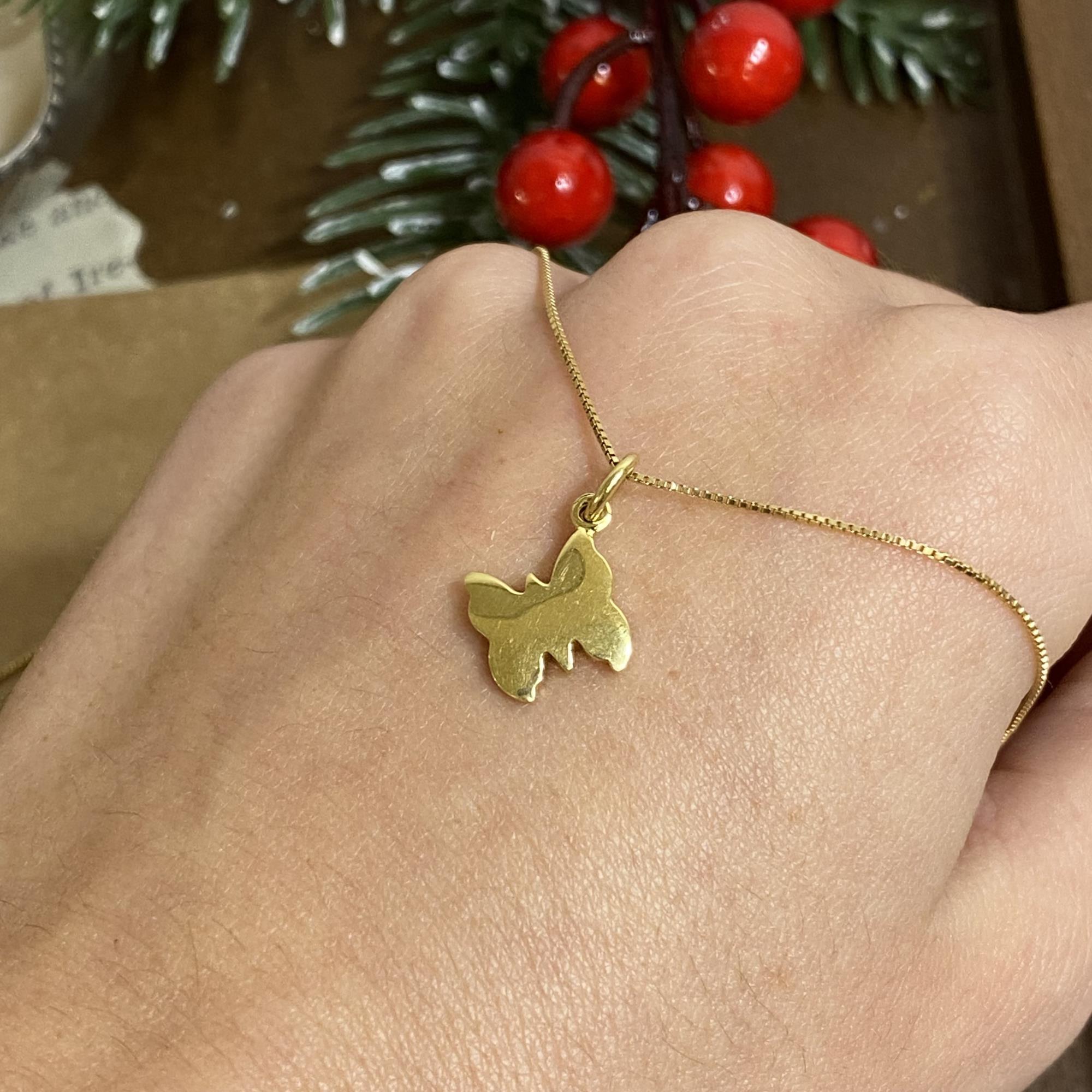 Ciondolo vintage farfalla   DoDo   in oro 18kt