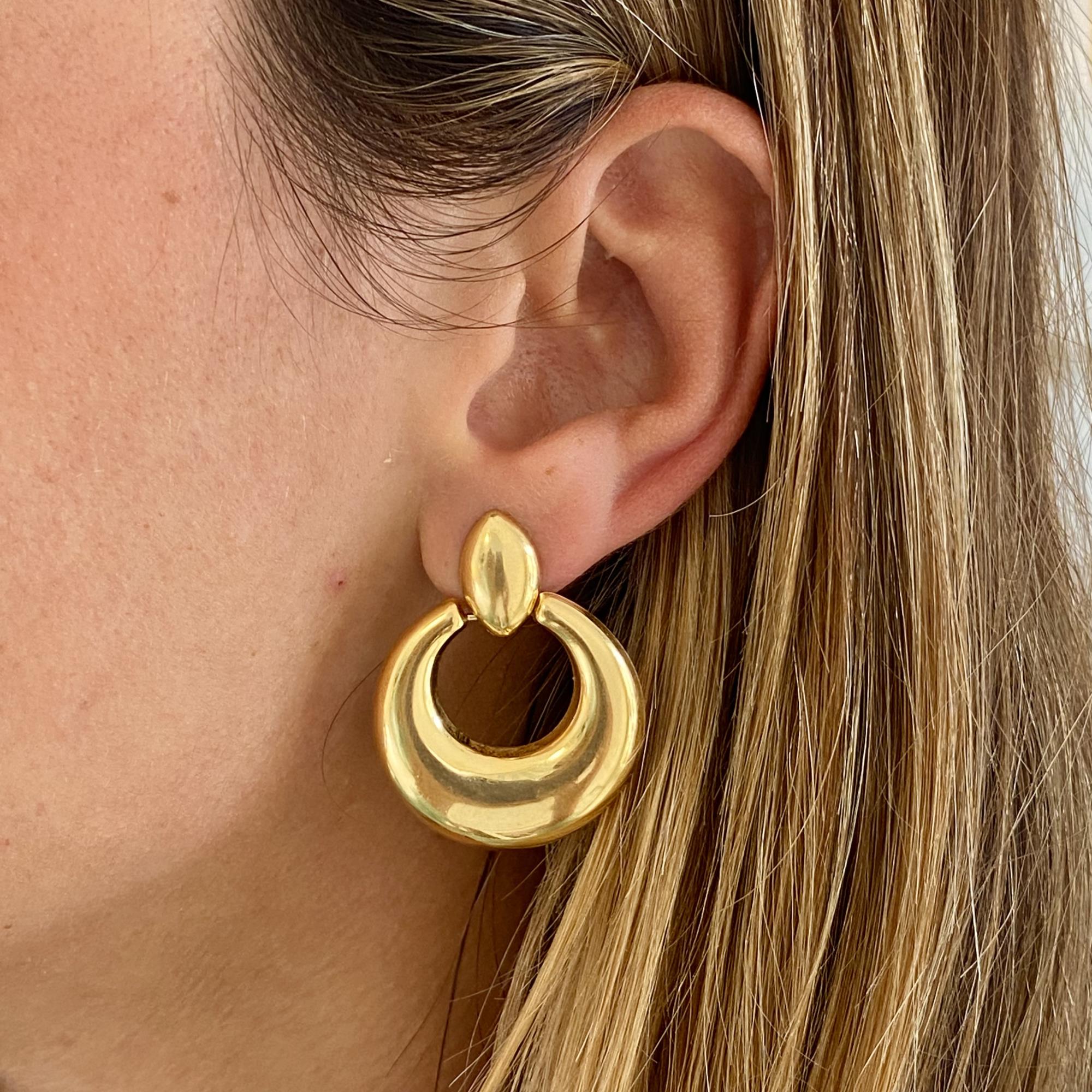 Iconic 18kt gold earrings